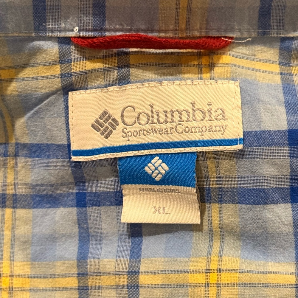Men’s Columbia button down shirt long sleeved size XL - Picture 3 of 4